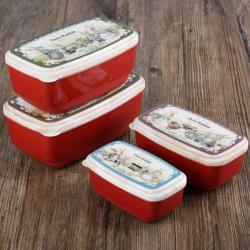 長(zhǎng)方形保鮮盒（四件套）流