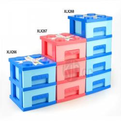 積木小層柜（正方2小、3