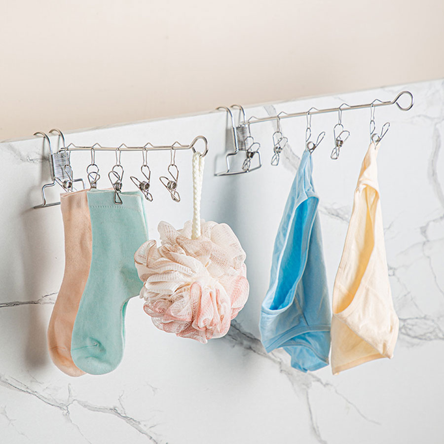 不銹鋼便攜式雙鉤衣架