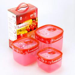 花語(yǔ)正方形三套莊保鮮