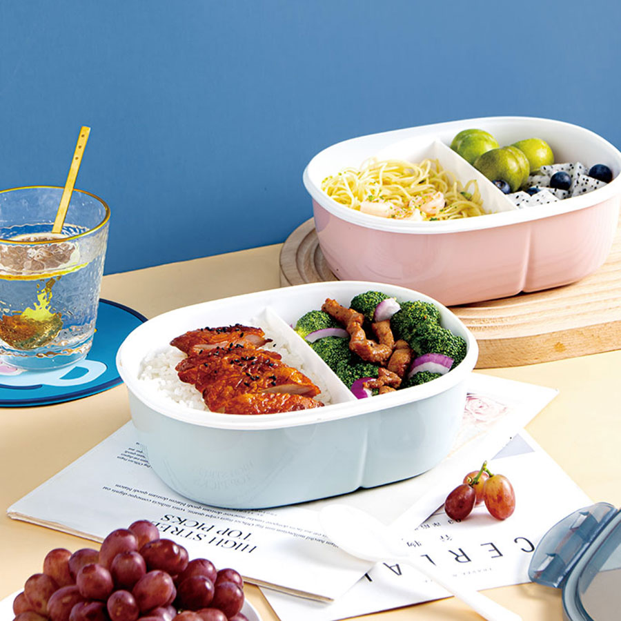 小簡蛋形抗菌飯盒 110