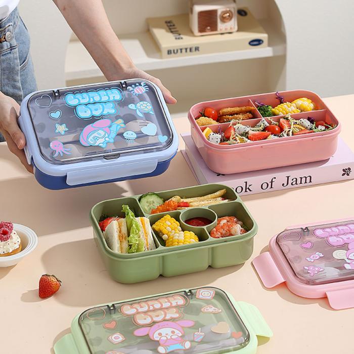 卡通分格飯盒(三分格/四分格/五分格)