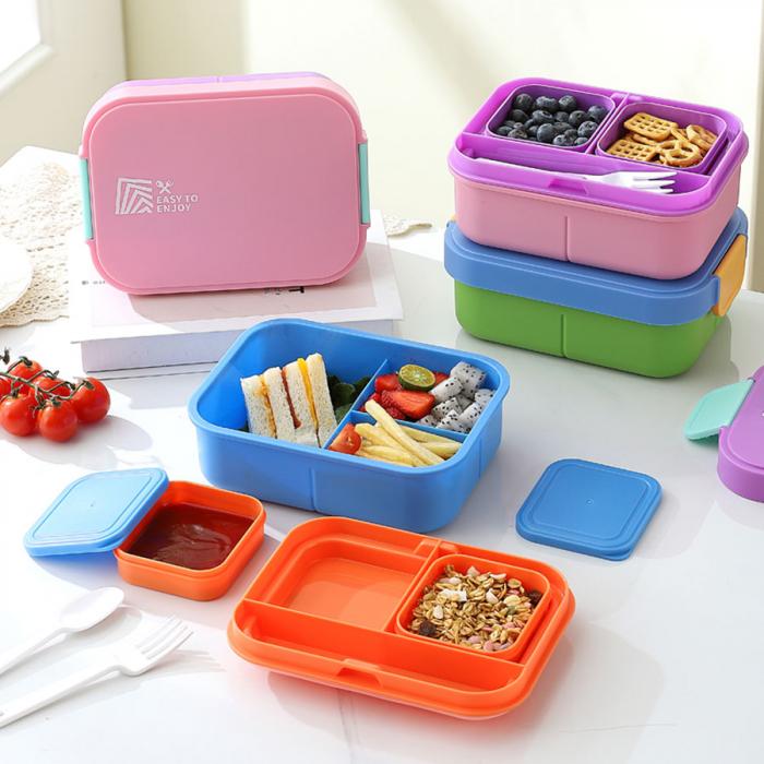 星樂便當盒(飯盒1300ml/醬料盒140ml)